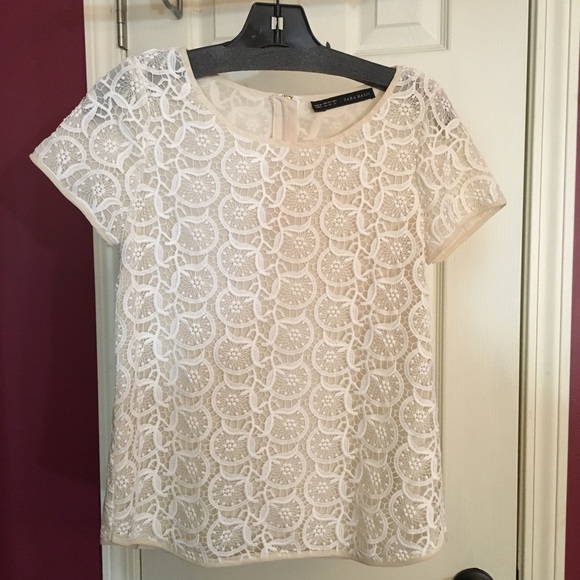 Zara Tops - Zara lace top, XS